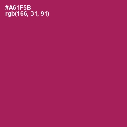 #A61F5B - Jazzberry Jam Color Image