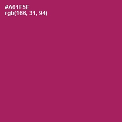 #A61F5E - Jazzberry Jam Color Image