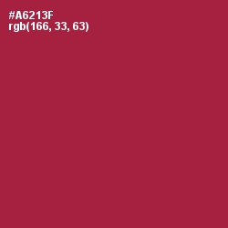 #A6213F - Well Read Color Image