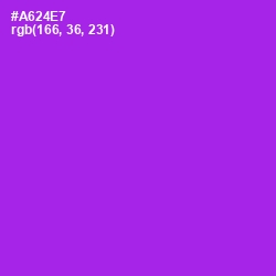 #A624E7 - Electric Violet Color Image