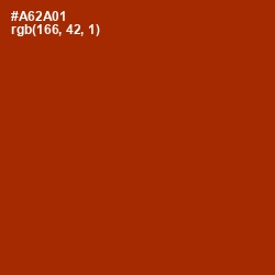 #A62A01 - Tabasco Color Image