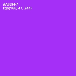 #A62FF7 - Electric Violet Color Image