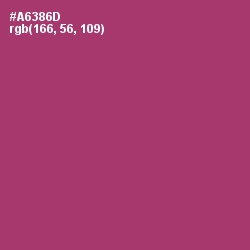#A6386D - Rouge Color Image