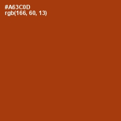 #A63C0D - Tabasco Color Image