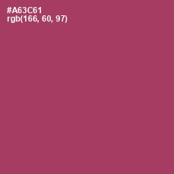 #A63C61 - Rouge Color Image