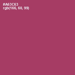 #A63C63 - Rouge Color Image