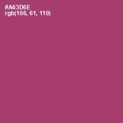 #A63D6E - Rouge Color Image