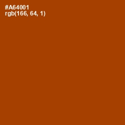 #A64001 - Fire Color Image
