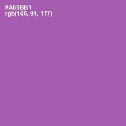 #A65BB1 - Wisteria Color Image