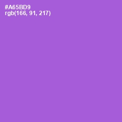 #A65BD9 - Amethyst Color Image