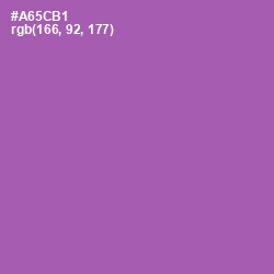 #A65CB1 - Wisteria Color Image