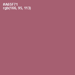 #A65F71 - Cadillac Color Image
