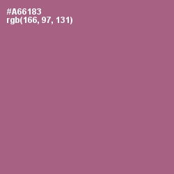 #A66183 - Turkish Rose Color Image