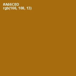 #A66C0D - Buttered Rum Color Image