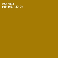 #A67B03 - Buttered Rum Color Image