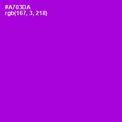 #A703DA - Electric Violet Color Image