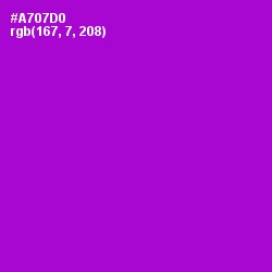 #A707D0 - Electric Violet Color Image