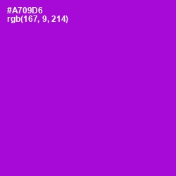 #A709D6 - Electric Violet Color Image