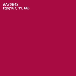 #A70B42 - Jazzberry Jam Color Image