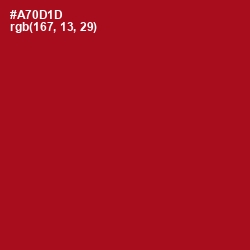 #A70D1D - Milano Red Color Image