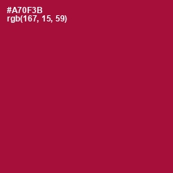 #A70F3B - Shiraz Color Image