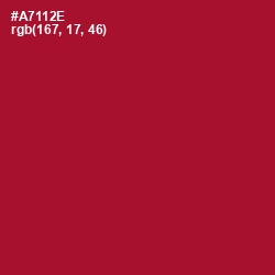 #A7112E - Shiraz Color Image