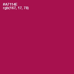 #A7114E - Jazzberry Jam Color Image