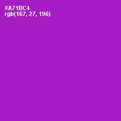 #A71BC4 - Electric Violet Color Image