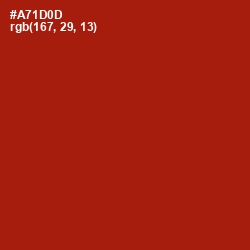 #A71D0D - Milano Red Color Image