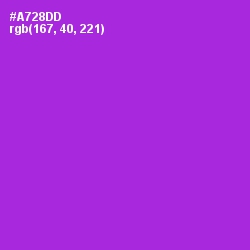 #A728DD - Electric Violet Color Image