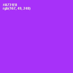 #A731F8 - Electric Violet Color Image