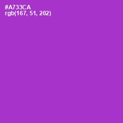 #A733CA - Electric Violet Color Image