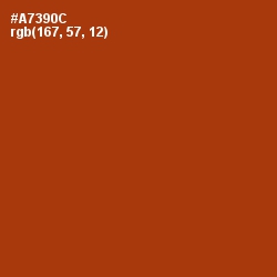 #A7390C - Tabasco Color Image