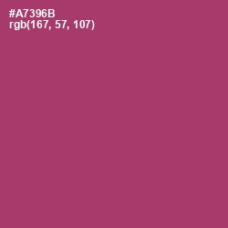 #A7396B - Rouge Color Image