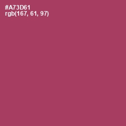 #A73D61 - Rouge Color Image