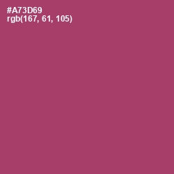 #A73D69 - Rouge Color Image