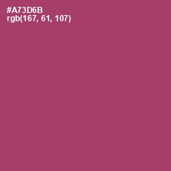 #A73D6B - Rouge Color Image