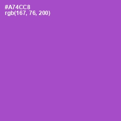 #A74CC8 - Amethyst Color Image