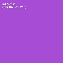 #A74CD5 - Amethyst Color Image