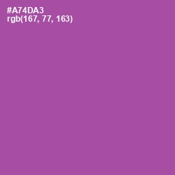 #A74DA3 - Trendy Pink Color Image