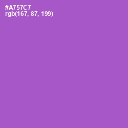 #A757C7 - Amethyst Color Image
