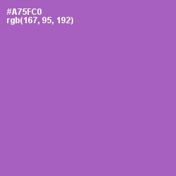 #A75FC0 - Amethyst Color Image