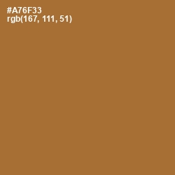 #A76F33 - Copper Color Image