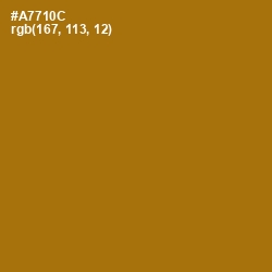 #A7710C - Buttered Rum Color Image