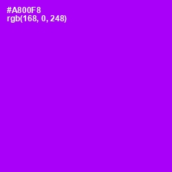 #A800F8 - Electric Violet Color Image