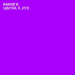 #A800FB - Electric Violet Color Image