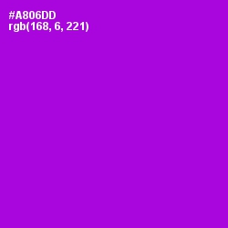 #A806DD - Electric Violet Color Image