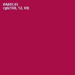 #A80C45 - Jazzberry Jam Color Image