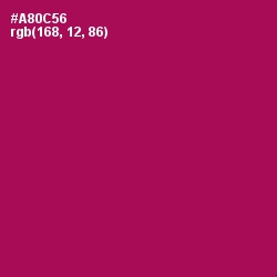 #A80C56 - Jazzberry Jam Color Image