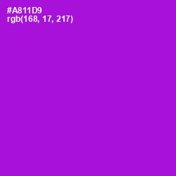 #A811D9 - Electric Violet Color Image